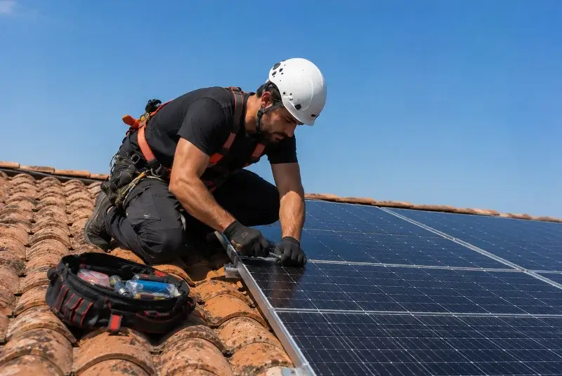 Maintenance et monitoring de panneaux solaires à Laurabuc
