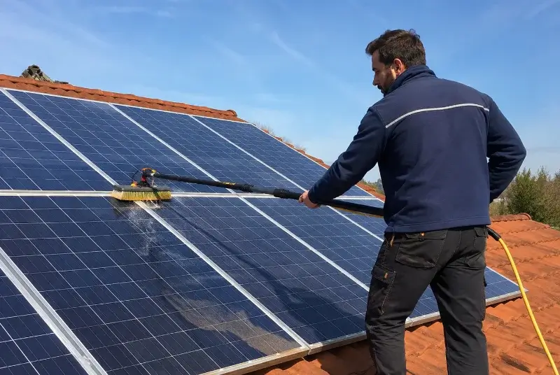 Nettoyage et entretien de panneaux solaires à Laurabuc